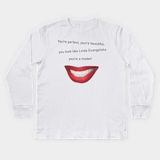 Valentina - Your Smile is Beautiful Kids Long Sleeve T-Shirt